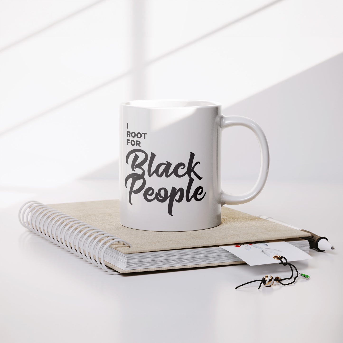 I Root for Black People Coffee 11 oz Mug