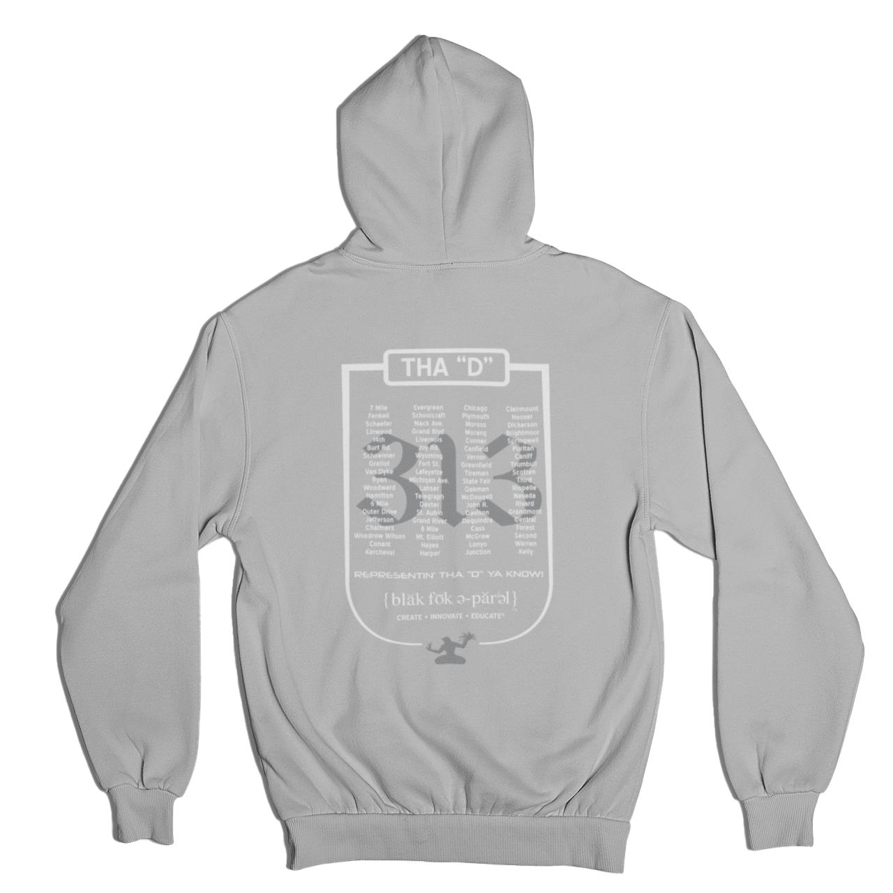 What U Rep? Detroit Unisex Hoodie New