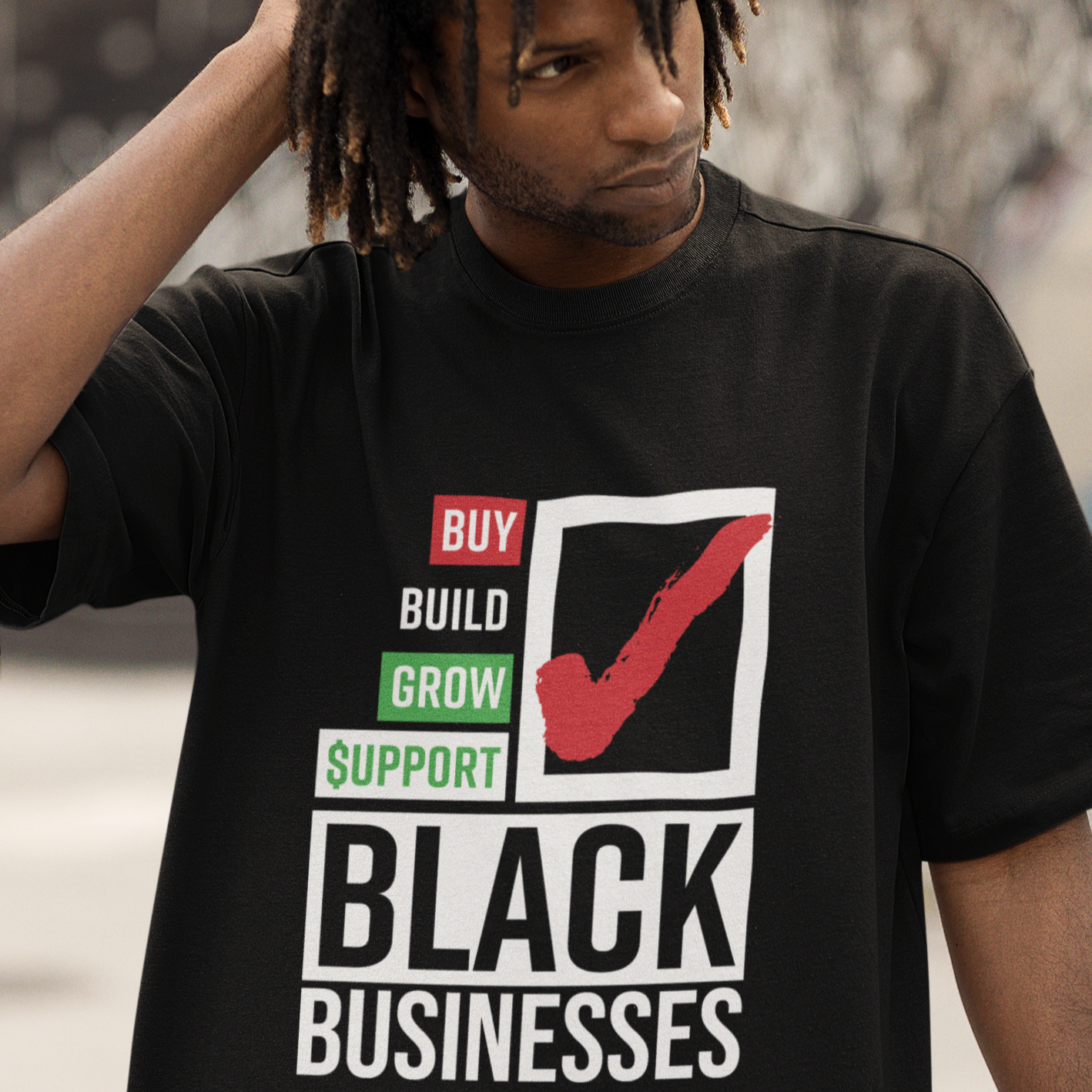 Buy Build Grow Support Black Businesses T-Shirt