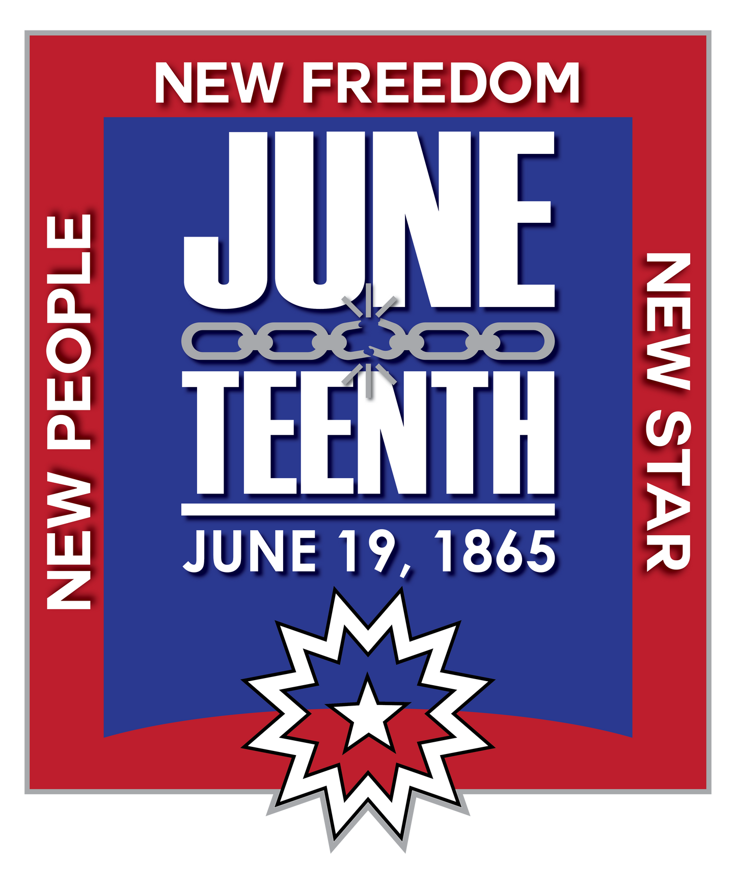 Juneteenth Womens V-Neck T-shirt