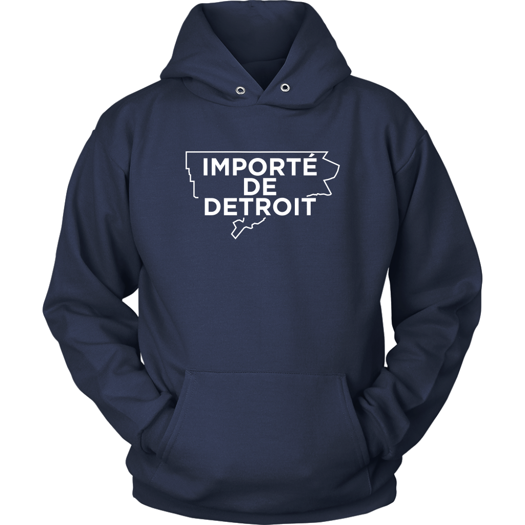 Importe de Detroit Navy White Hoodie
