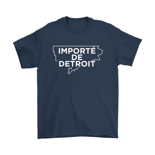 Importe de Detroit Navy White T-shirt