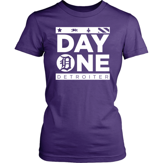Day One Detroiter Womens T-shirt
