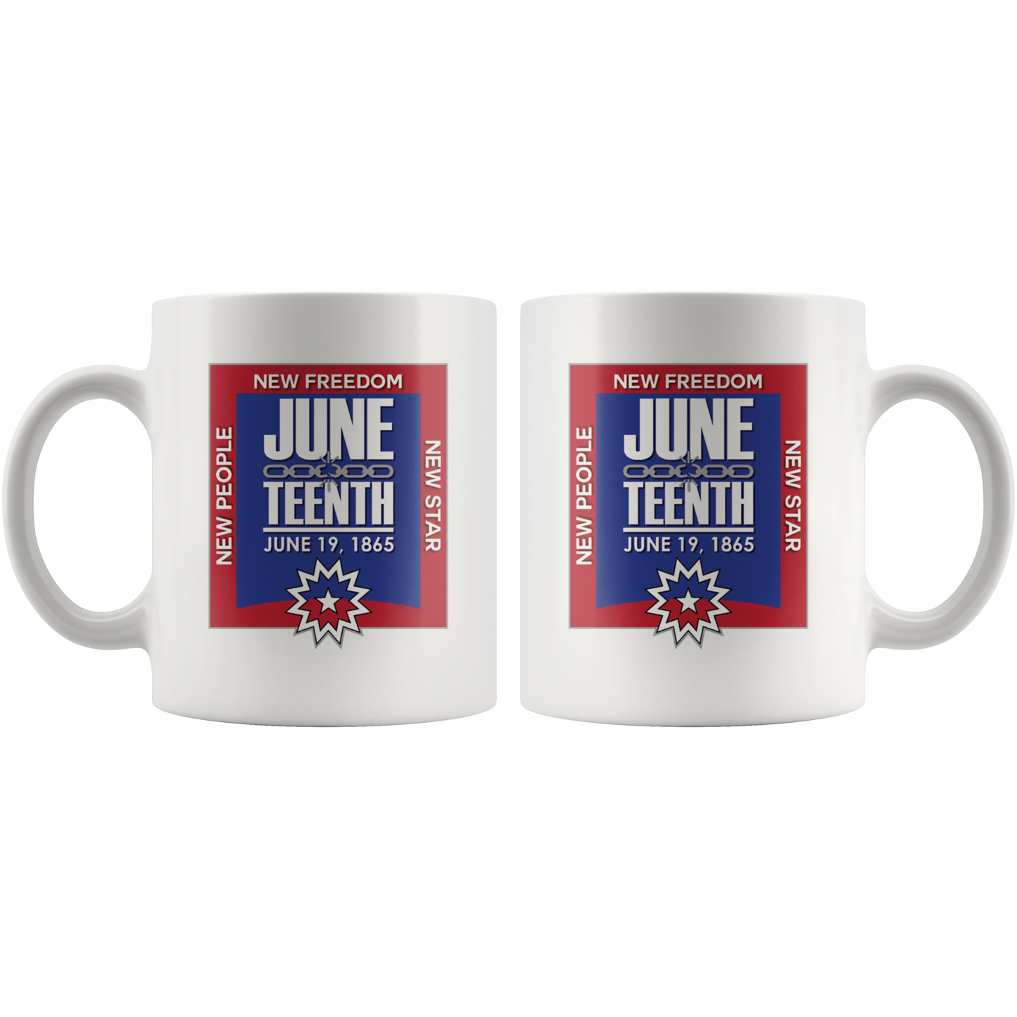 Juneteenth 11 oz White Mug