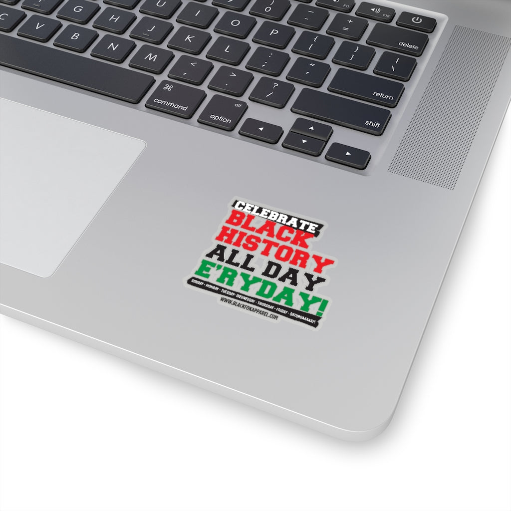 Celebrate Black History Die Cut Sticker
