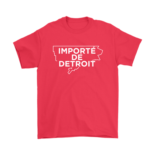 Importe de Detroit - White on Red Limited Edition T-shirt