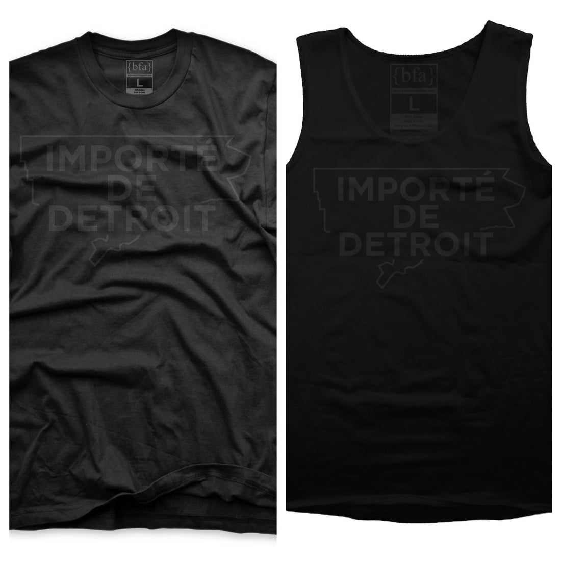 Importe de Detroit T-Shirts and Tanktops available this weekend