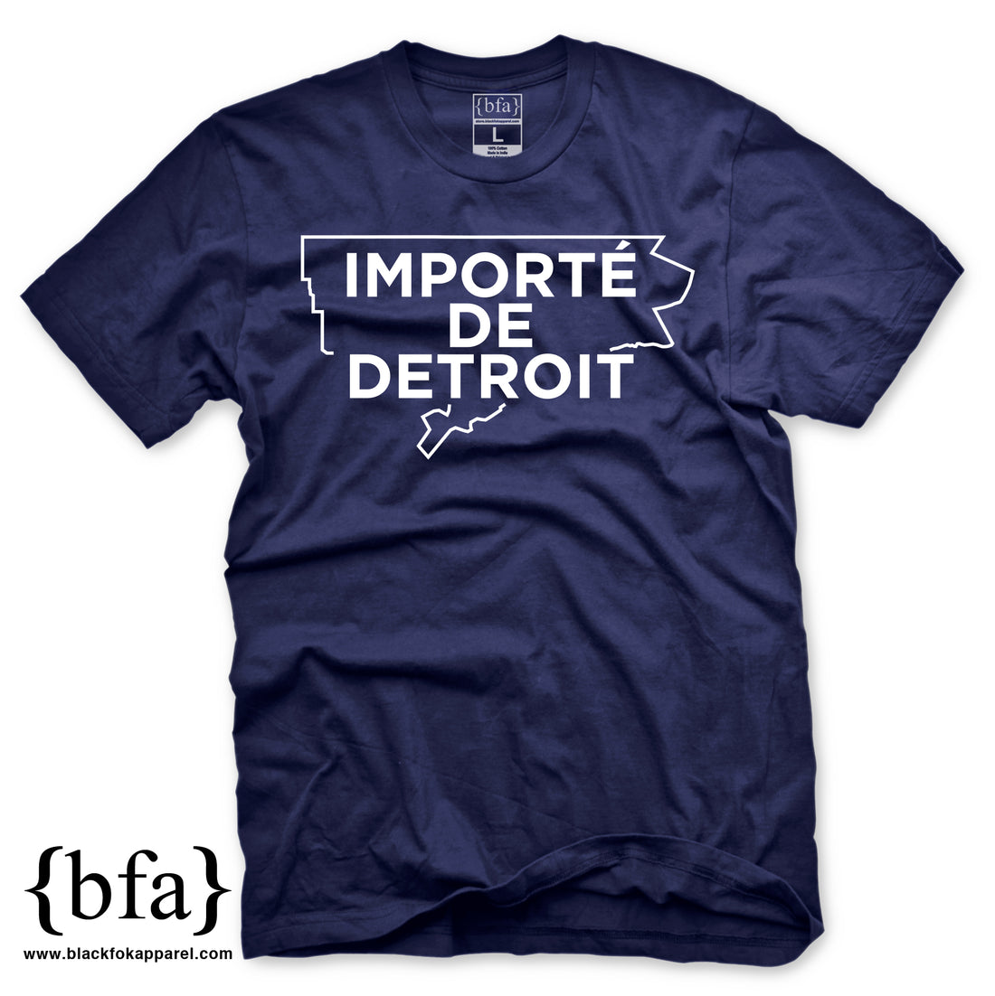 Week 8 - Importé de Detroit - Navy and White - #52weeks52shirts