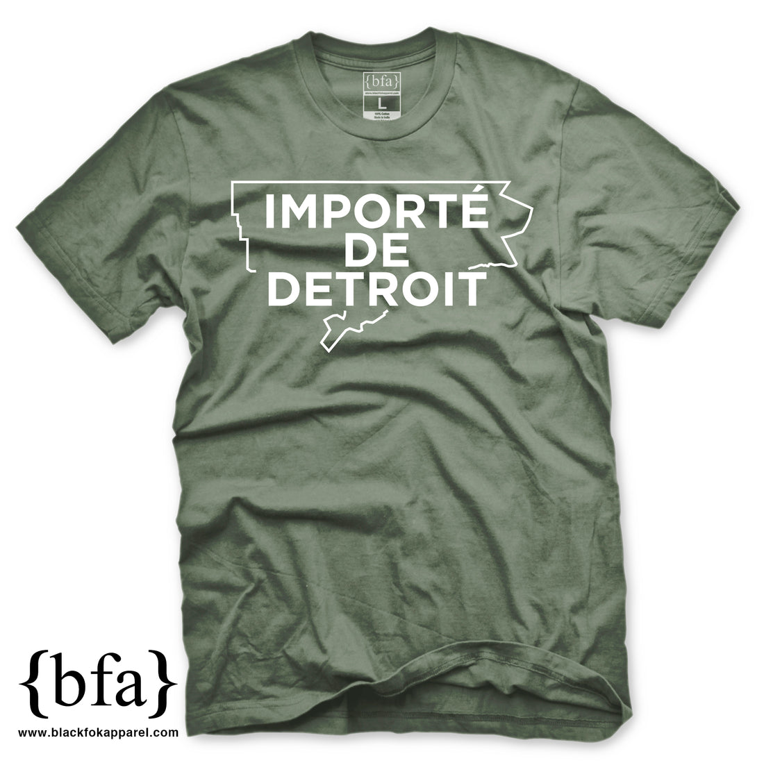 Week 9 - Importé de Detroit Military Green - #52weeks52shirts