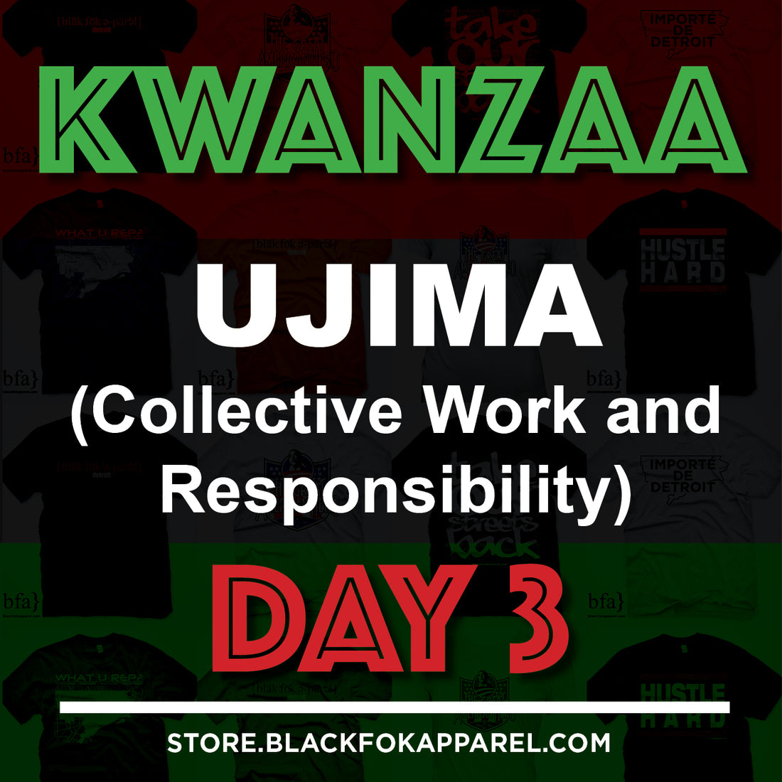 Happy Kwanzaa - Ujima