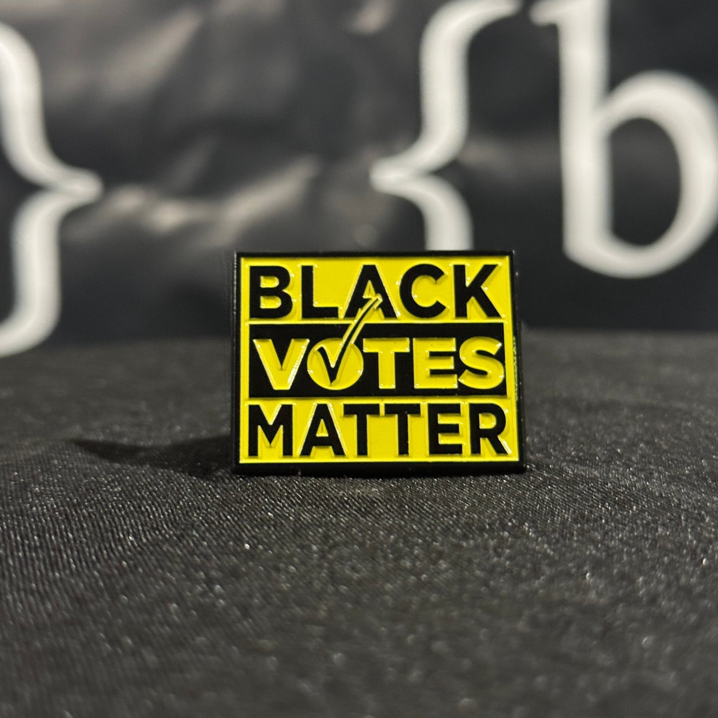 Black Votes Matter 1.5" Soft Enamel Pin