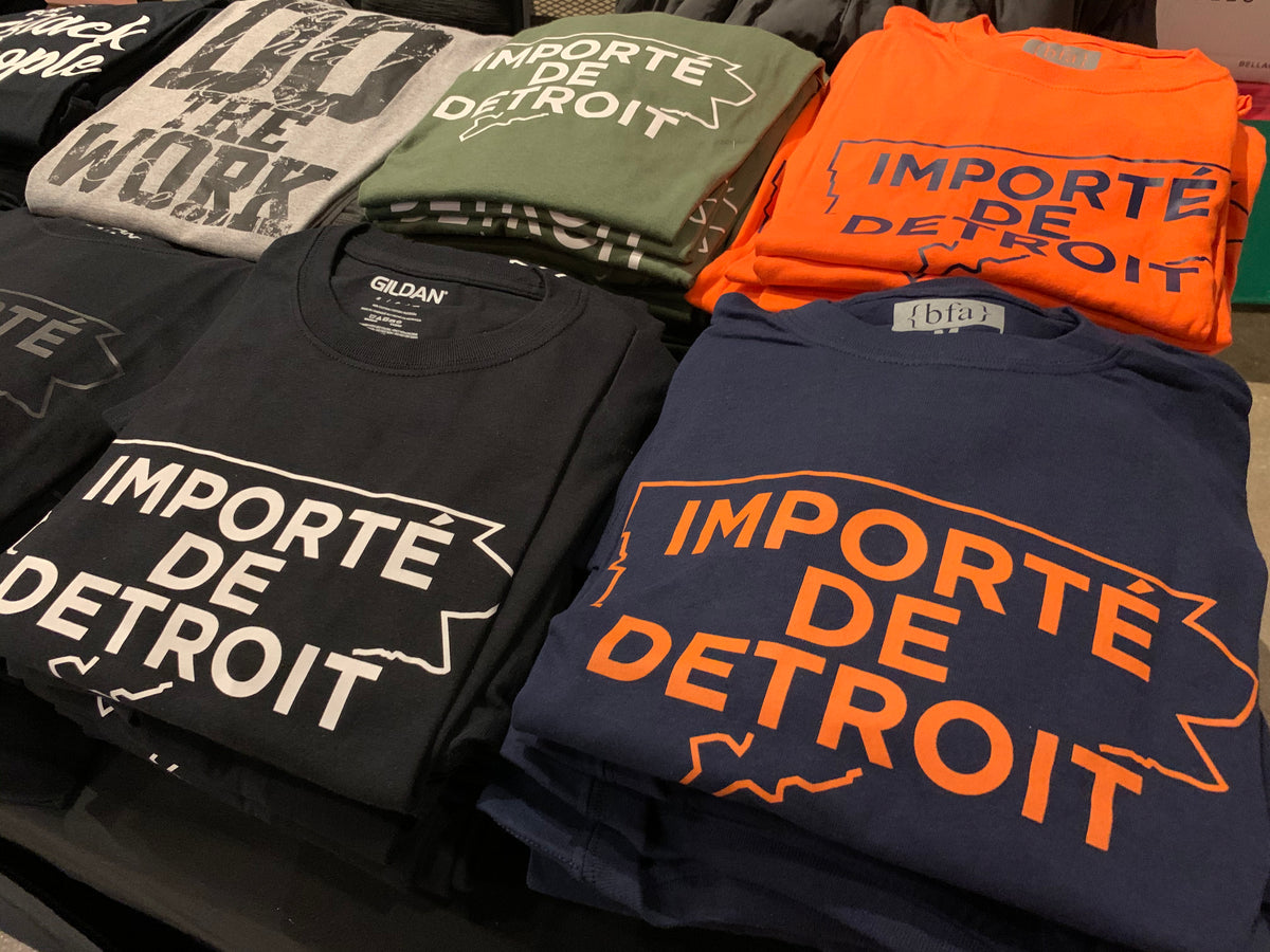Blackfokapparel booth at a Detroit market