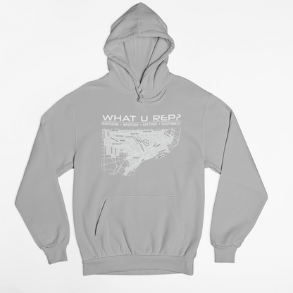 What U Rep? Detroit Unisex Hoodie