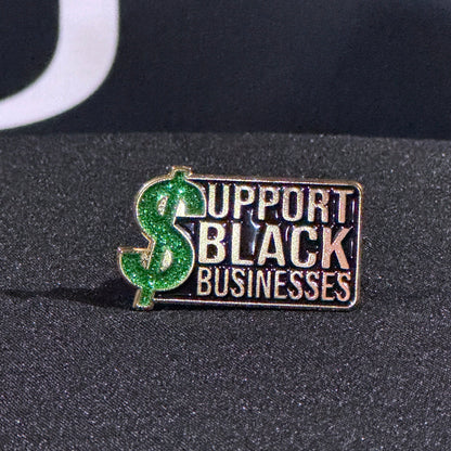 Support Black Businesses I Root for Black People Celebrate Black History Pin Bundle