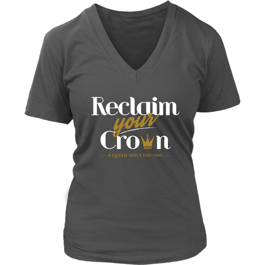 Reclaim Your Crown Women's V-Neck T-shirt