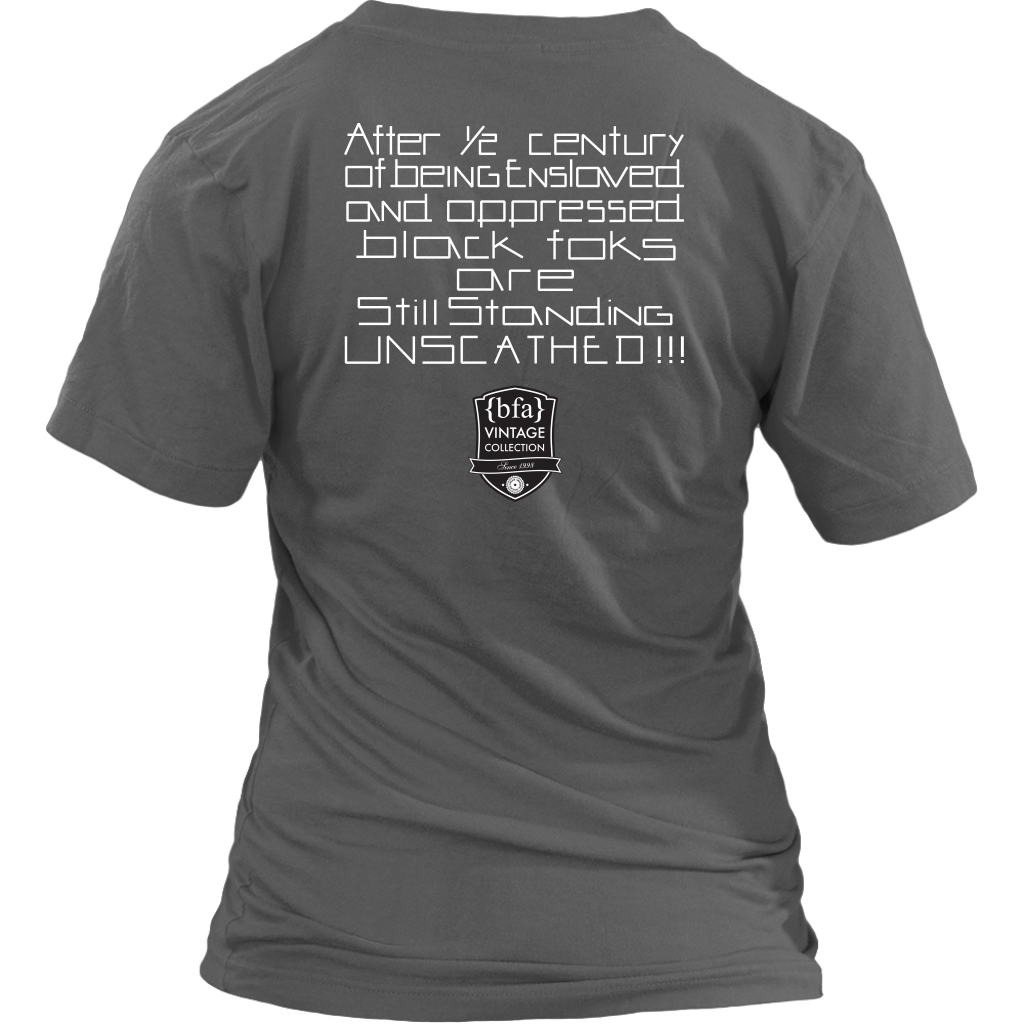 Tha Truth blackfokapparel Charcoal Women's V-neck T-shirt