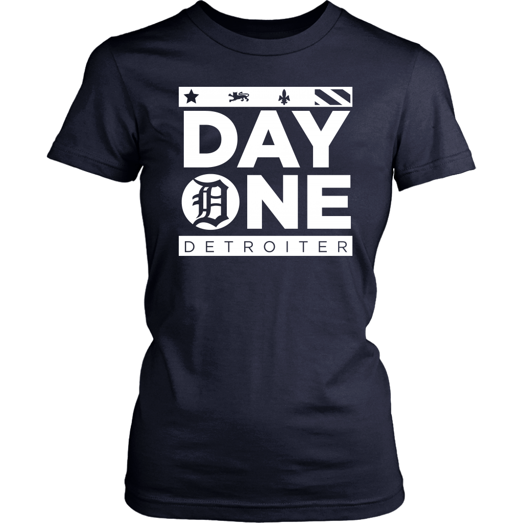 Day One Detroiter Womens T-shirt