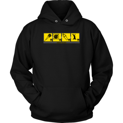 Hip Hop hooded sweatshirt blackfokapparel