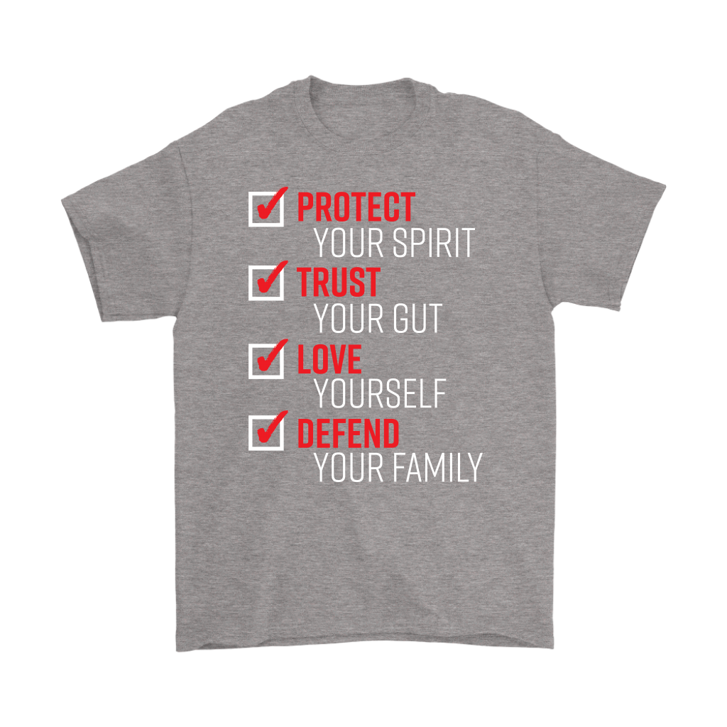 the pledge protect trust love defend t-shirt
