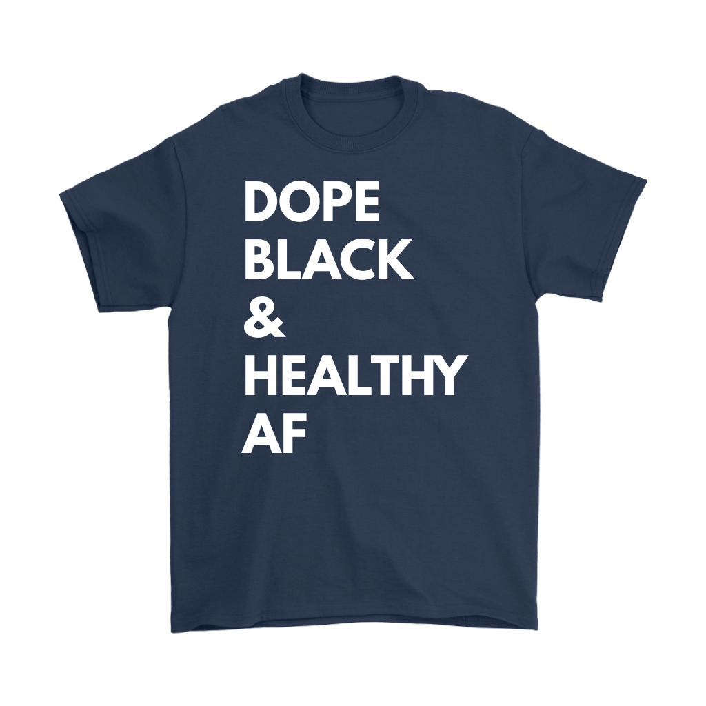 Dope Black Healthy AF Navy POS