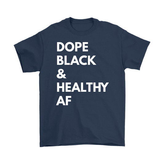 Dope Black Healthy AF Navy POS