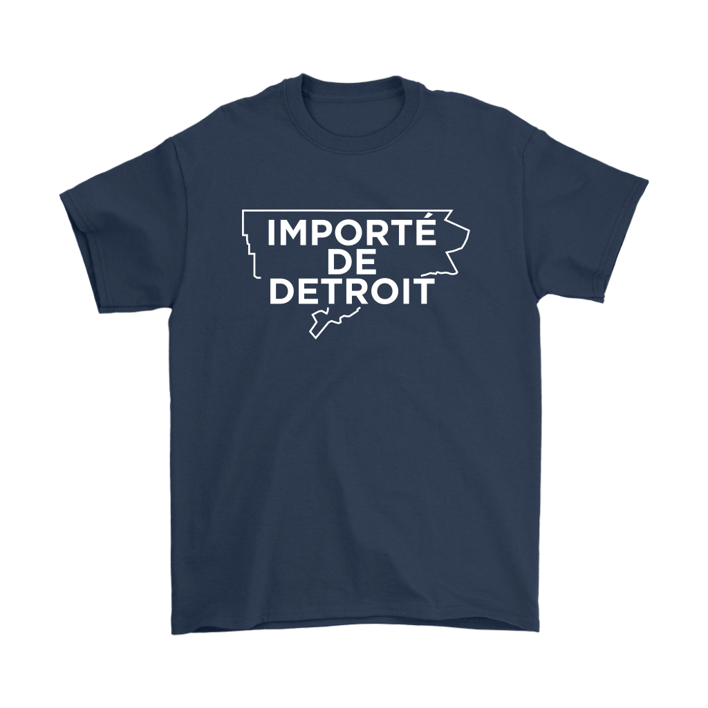 Importe de Detroit Navy White T-shirt