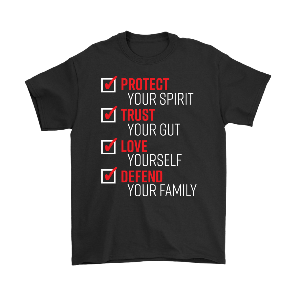 the pledge protect trust love defend t-shirt