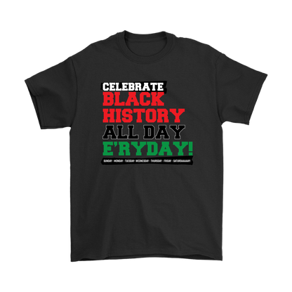 Celebrate Black History Short Sleeved T-Shirt