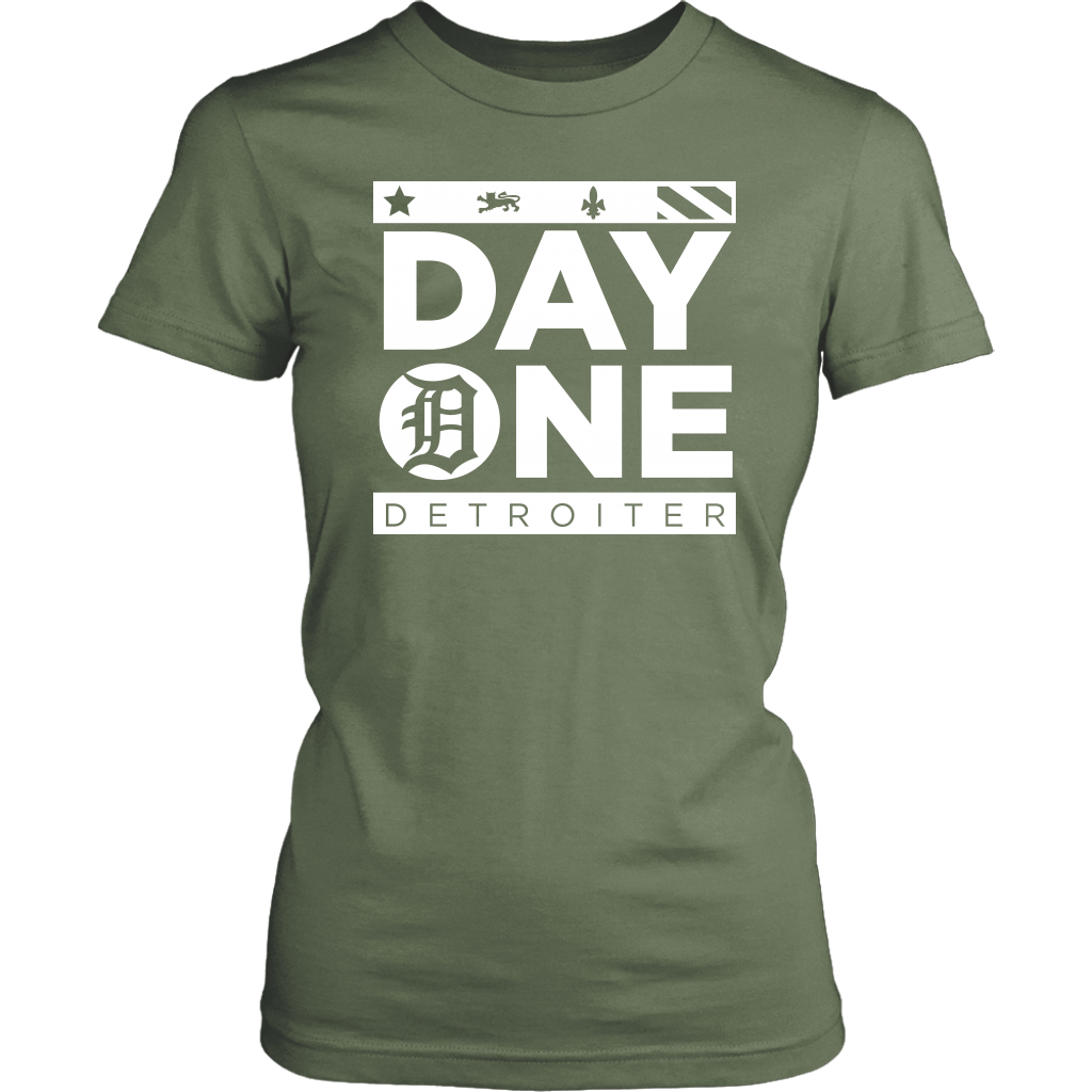 Day One Detroiter Womens T-shirt