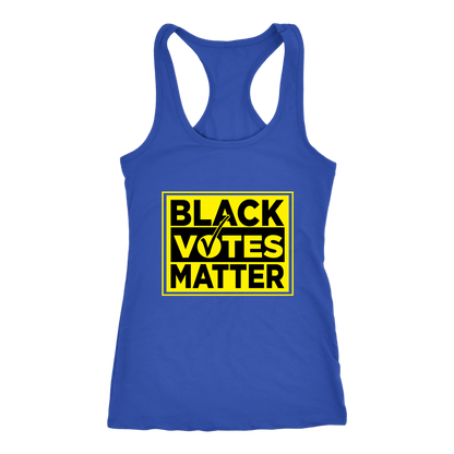 Black Votes Matter Womens Racerback Tanktop