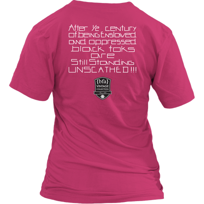 Tha Truth blackfokapparel Pink Women's V-neck T-shirt