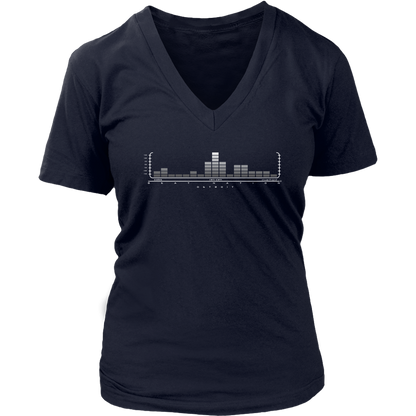 Beat Nation Womens V-neck T-Shirt