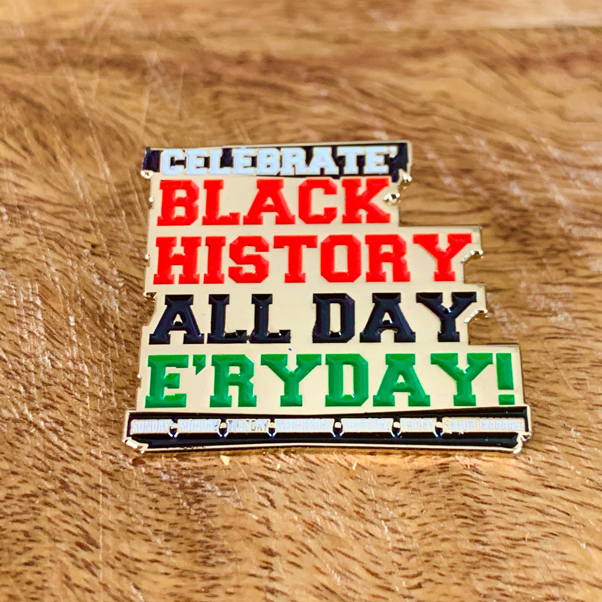 celebrate black history blackfokapparel soft enamel pin pack