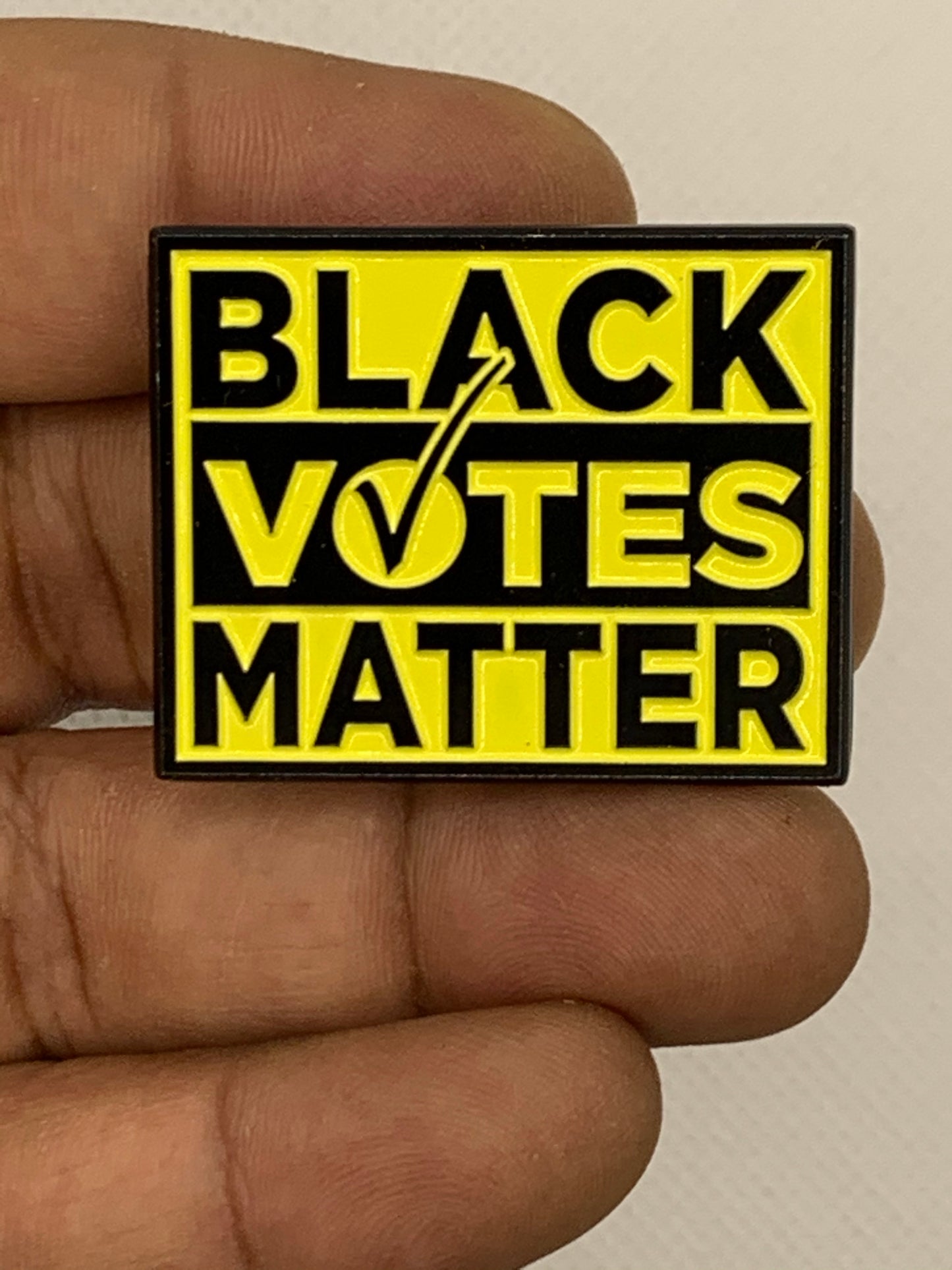 Black Votes Matter 1.5" Soft Enamel Pin