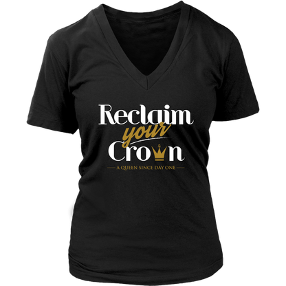 Reclaim Your Crown Women's V-Neck T-shirt