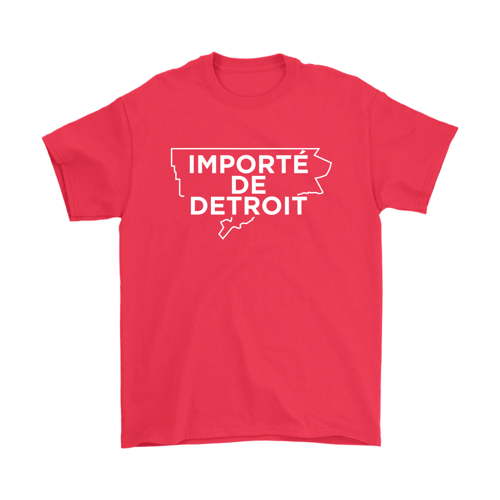 Importe de Detroit - White on Red Limited Edition T-shirt