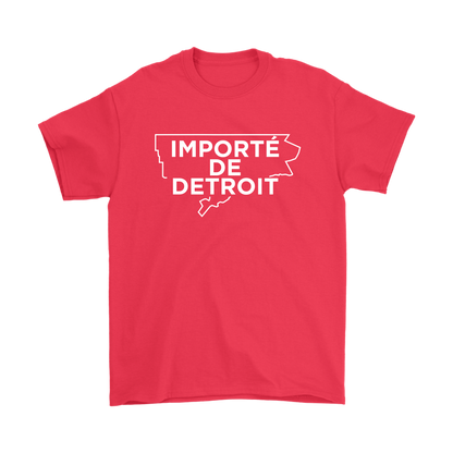 Importe de Detroit - White on Red Limited Edition T-shirt