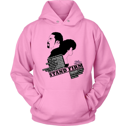Stand Firm Hooded Sweatshirt Pink