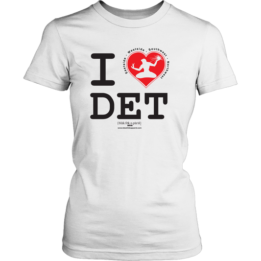 I Love Detroit Women's T-Shirt