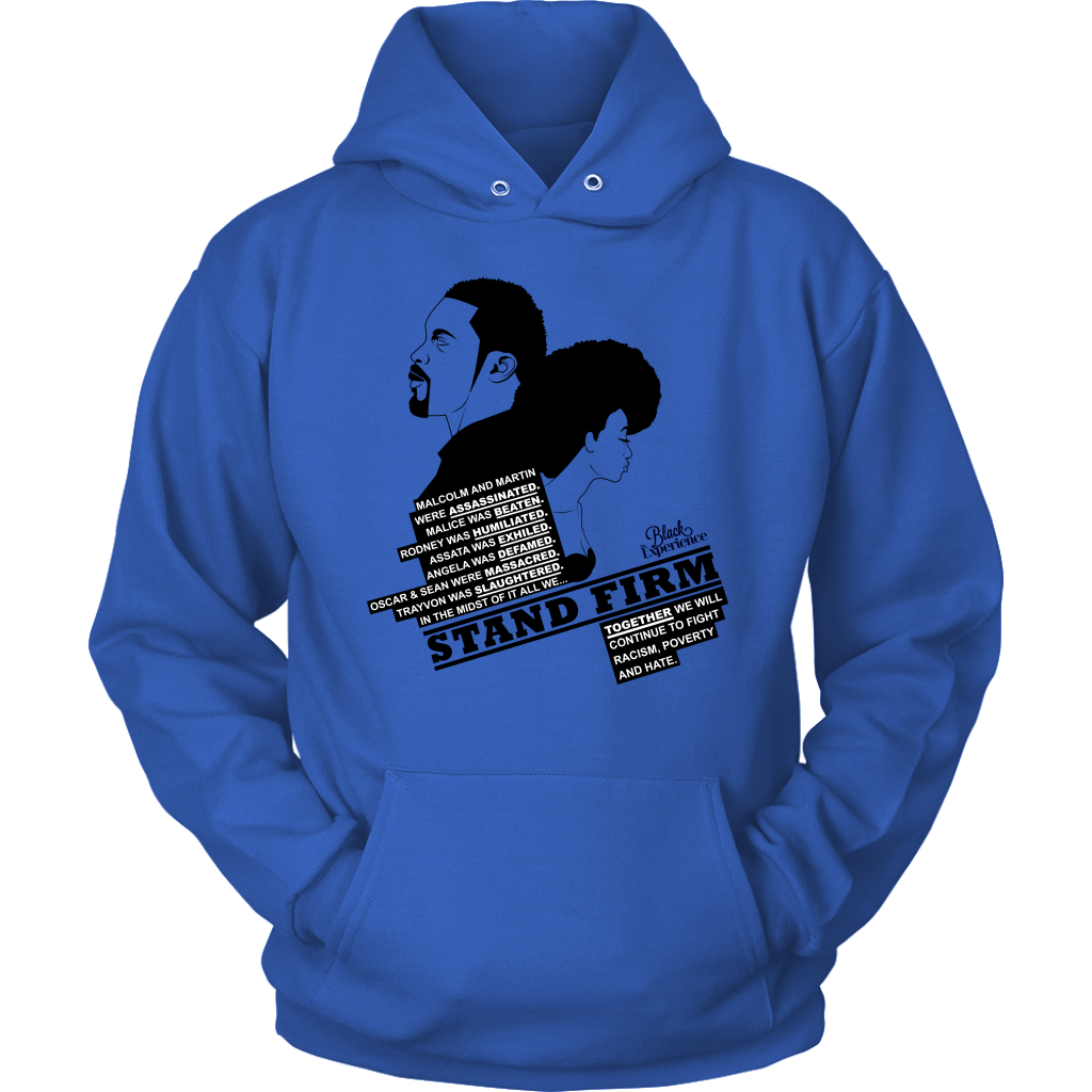 Stand Firm Hooded Sweatshirt Royal