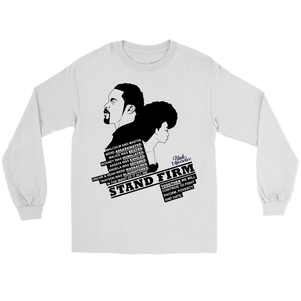 Stand Firm Long Sleeve T-Shirt White