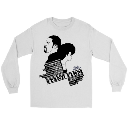 Stand Firm Long Sleeve T-Shirt White