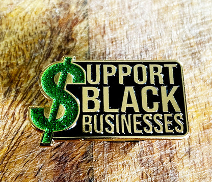 support black businesses pin
