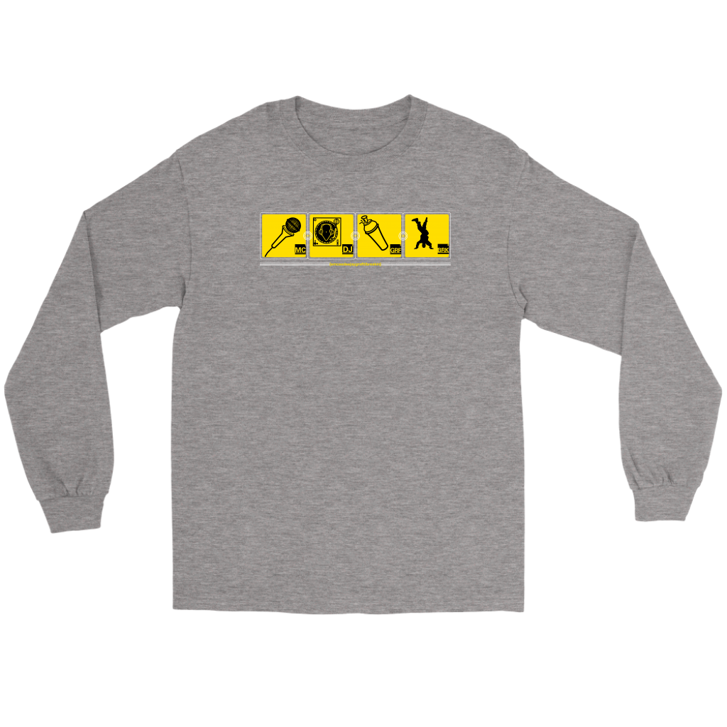 Hip Hop longsleeved T-Shirt blackfokapparel