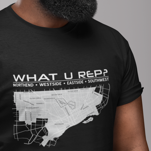 What U Rep? Detroit Unisex T-shirt - Multiple Colors